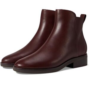 Cole Haan Leather River Chelsea Bootie in Bloodstone